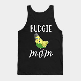 Green Budgie Mom Tank Top